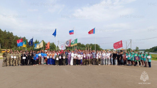 Торжественное закрытие XXII областных детских  соревнований «Школа безопасности»